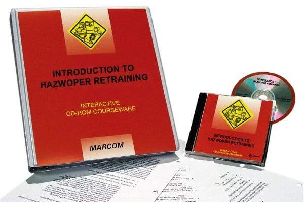 Marcom - Introduction to HAZWOPER Retraining, Multimedia Training Kit - 45 min Run Time CD-ROM, English & Spanish - A1 Tooling