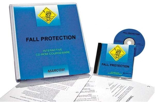 Marcom - Fall Protection, Multimedia Training Kit - 45 min Run Time CD-ROM, English & Spanish - A1 Tooling