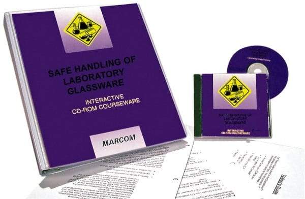 Marcom - Safe Handling of Laboratory Glassware, Multimedia Training Kit - 45 min Run Time CD-ROM, English & Spanish - A1 Tooling