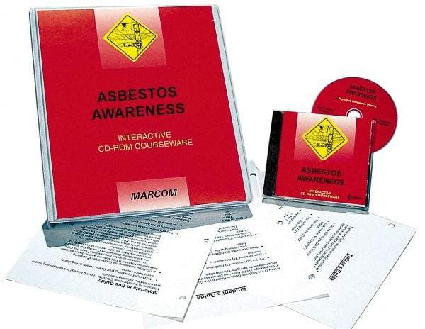 Marcom - Asbestos Awareness, Multimedia Training Kit - 45 min Run Time CD-ROM, English & Spanish - A1 Tooling