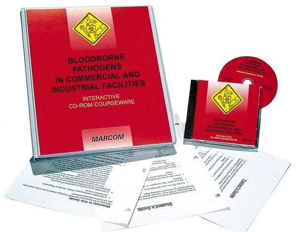 Marcom - Bloodborne Pathogens in Commercial and Industrial Facilities, Multimedia Training Kit - 45 min Run Time CD-ROM, English & Spanish - A1 Tooling