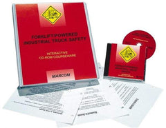 Marcom - Forklift/Powered Industrial Truck Safety, Multimedia Training Kit - 45 min Run Time CD-ROM, English & Spanish - A1 Tooling