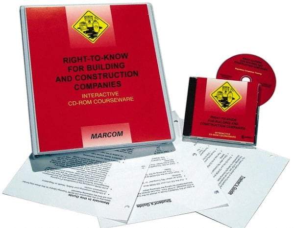 Marcom - Right to Know, Multimedia Training Kit - 45 min Run Time CD-ROM, English & Spanish - A1 Tooling