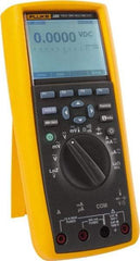 Fluke - 289, CAT IV, CAT III, 1,000 VAC/VDC, Digital True RMS Auto Ranging Manual Ranging Multimeter - 500 mOhm, Measures Voltage, Capacitance, Current, Frequency, Resistance, Temperature - A1 Tooling