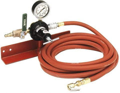 Myers Tire Supply - Air Compressor Automatic Tire Inflator Tool - 160 psi, Consists of Wall Mounting Bracket, Adjustable Pressure Gauge, On/Off Lever, 20' Air Hose, Clip-On Chuck - A1 Tooling