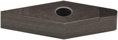 Hertel - HT-VCMA333 Grade HT420CD Polycrystalline Diamond (PCD) Turning Insert - Uncoated, Diamond, 3/8" Inscr Circle, 3/16" Thick, 3/64" Corner Radius - A1 Tooling