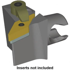 Kennametal - Left Hand Cut, Size KM20, VN.. Insert Compatiblity, Modular Turning & Profiling Cutting Unit Head - 12.5mm Ctr to Cutting Edge, 30mm Head Length, Series KM Mini - A1 Tooling