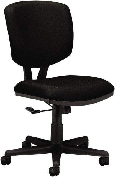 Hon - 40" High Task Chair - 25-3/4" Wide x 25-3/4" Deep, 100% Polyester Seat, Black - A1 Tooling