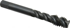 OSG - 7/16-14 UNC 3 Flute Modified Bottoming Spiral Flute Tap - Vanadium High Speed Steel, Oxide Finish, 3-5/32" OAL, Right Hand Flute, Right Hand Thread, Oversize, H7, Series 290 - A1 Tooling