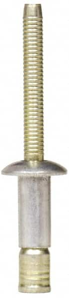 RivetKing - Size 86 Dome Head Stainless Steel Structural with Locking Stem Blind Rivet - Stainless Steel Mandrel, 0.08" to 3/8" Grip, 0.53" Head Diam, 0.257" to 0.261" Hole Diam, 0.556" Length Under Head, 1/4" Body Diam - A1 Tooling