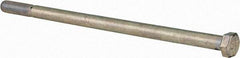 Value Collection - 1/2-13 UNC, 10" Length Under Head Hex Head Cap Screw - Partially Threaded, Grade 5 Steel, Zinc-Plated Finish, 3/4" Hex - A1 Tooling