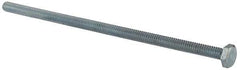 Made in North America - 1/4-20 UNC, 6" Length Under Head Hex Head Cap Screw - Fully Threaded, Grade 5 Steel, Zinc-Plated Finish, 7/16" Hex - A1 Tooling