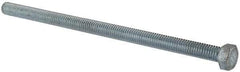 Made in North America - 3/8-16 UNC, 7" Length Under Head Hex Head Cap Screw - Fully Threaded, Grade 5 Steel, Zinc-Plated Finish, 9/16" Hex - A1 Tooling