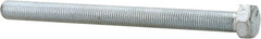 Made in North America - 3/8-24 UNF, 4-1/2" Length Under Head Hex Head Cap Screw - Fully Threaded, Grade 5 Steel, Zinc-Plated Finish, 9/16" Hex - A1 Tooling