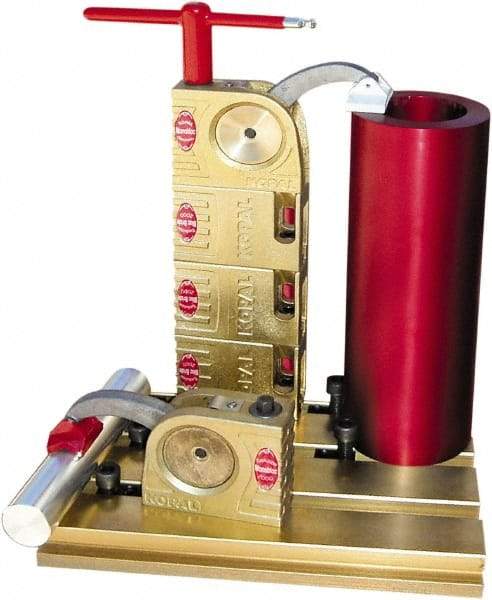 Mitee-Bite - 59 Lb-Ft Holding Capacity, 5-1/2" Max Opening Capacity, 3,500 Lb Clamping Pressure, Manual Hold Down Clamp - 2-3/8" Arm Length, 4-1/4" Clamp Length, 1-9/16" Clamp Width, 3-1/2" Clamp Height, T-Slot Mount, Steel - A1 Tooling