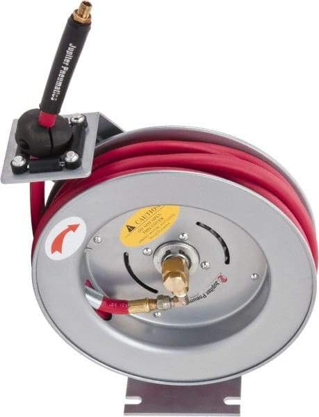 PRO-SOURCE - 35' Spring Retractable Hose Reel - 300 psi, Hose Included - A1 Tooling