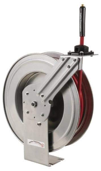 PRO-SOURCE - 75' Spring Retractable Hose Reel - 300 psi, Hose Included - A1 Tooling