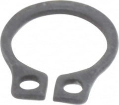 Value Collection - 0.23" Groove Diam, 1/4" Shaft Diam, Phosphate Spring Steel, Snap External Retaining Rings - 0.029" Groove Width, 0.025" Ring Thickness - A1 Tooling