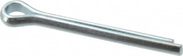 Value Collection - 5/32" Diam x 1-1/2" Long Extended Prong Cotter Pin - Grade 2, Zinc-Plated, Steel - A1 Tooling