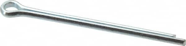 Value Collection - 5/32" Diam x 2-1/2" Long Extended Prong Cotter Pin - Grade 2, Zinc-Plated, Steel - A1 Tooling