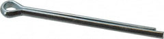 Value Collection - 3/16" Diam x 2-1/2" Long Extended Prong Cotter Pin - Grade 2, Zinc-Plated, Steel - A1 Tooling