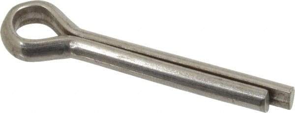 Value Collection - 1/4" Diam x 1-1/2" Long Extended Prong Cotter Pin - Grade 2, Zinc-Plated, Steel - A1 Tooling