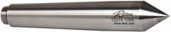 Riten - 7/8" Head Diam, Carbide-Tipped Steel Standard Point Half Dead Center - Jarno 7 Taper, 7/8" Point Diam, 1-3/16" Point Length, 5-1/4" OAL - A1 Tooling