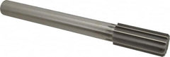 Made in USA - 1-9/16" High Speed Steel 12 Flute Chucking Reamer - Straight Flute, 1-1/4" Straight Shank, 3-1/2" Flute Length, 13" OAL - A1 Tooling