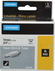 Dymo - 60" Long, White Heat Shrinkable Polyolefin Heat Shrink Tubing - For RhinoPRO 3000 - A1 Tooling