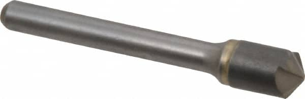 Hertel - 3/8" Head Diam, 1/4" Shank Diam, 4 Flute 120° Solid Carbide Countersink - A1 Tooling