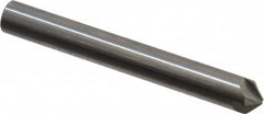 Hertel - 1/4" Head Diam, 1/4" Shank Diam, 4 Flute 100° Solid Carbide Countersink - A1 Tooling