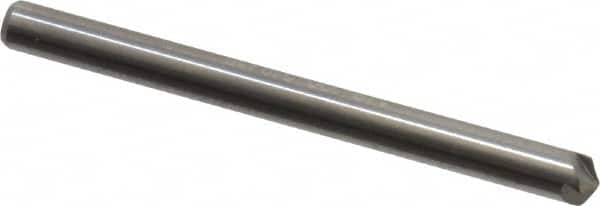 Hertel - 1/8" Head Diam, 1/8" Shank Diam, 4 Flute 120° Solid Carbide Countersink - A1 Tooling