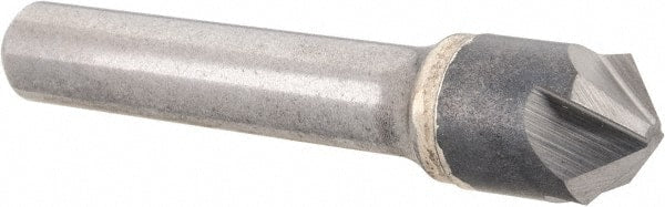 Hertel - 1/2" Head Diam, 3/8" Shank Diam, 4 Flute 100° Solid Carbide Countersink - A1 Tooling