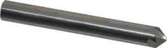 Hertel - 1/4" Head Diam, 1/4" Shank Diam, 4 Flute 90° Solid Carbide Countersink - 1-1/2" OAL, Straight Shank - A1 Tooling