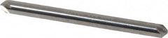 Hertel - 1/8" Head Diam, 1/8" Shank Diam, 6 Flute 90° Solid Carbide Countersink - A1 Tooling