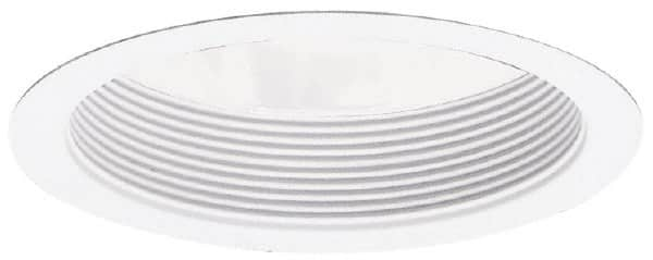 Cooper Lighting - 7-3/4 Inch Wide, Water Resistant, White Fixture Baffle Trim - H270ICAT, H270RICAT, H271ICAT, H271RICAT, H272ICAT, H272RICAT, H273ICAT1D and H273RICAT1D Recessed Housing, UL/cUL Wet Location Listed - A1 Tooling