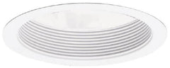 Cooper Lighting - 7-3/4 Inch Wide, Water Resistant, White Fixture Baffle Trim - H270ICAT, H270RICAT, H271ICAT, H271RICAT, H272ICAT, H272RICAT, H273ICAT1D and H273RICAT1D Recessed Housing, UL/cUL Wet Location Listed - A1 Tooling