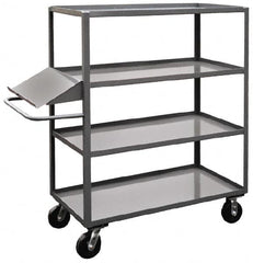 Jamco - 3,000 Lb Capacity, 24" Wide x 36" Long x 60" High Order Picking Cart - 4 Shelf, Steel - A1 Tooling