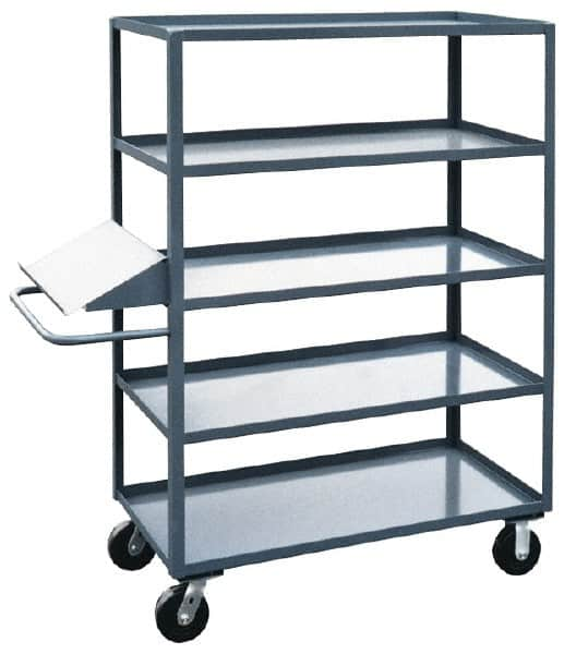 Jamco - 3,000 Lb Capacity, 24" Wide x 36" Long x 68" High Order Picking Cart - 5 Shelf, Steel - A1 Tooling