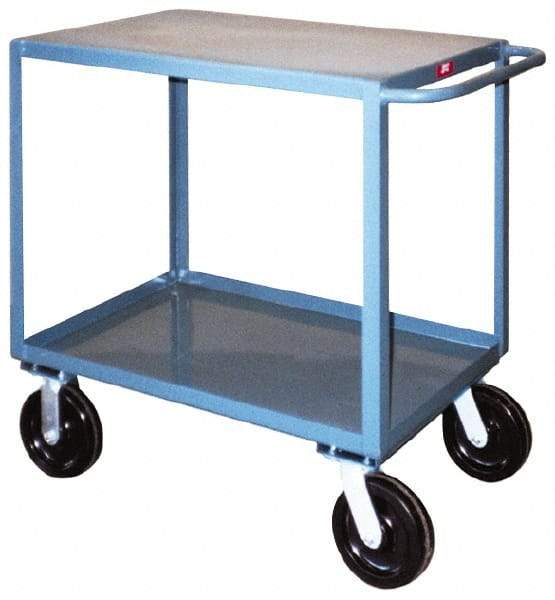 Jamco - 4,000 Lb Capacity, 30" Wide x 48" Long x 38" High Service Cart - 2 Shelf, Steel - A1 Tooling