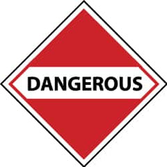 NMC - Dangerous DOT Shipping Label - 4" High x 4" Wide - A1 Tooling