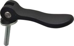 KIPP - 5/16-18, 0.94" Hub Diam, Black Powder Coat Cast Aluminum Adjustable Clamping Handle - 1.57" Stud Length - A1 Tooling