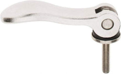 KIPP - 5/16-18, 1.06" Hub Diam, Stainless Steel Adjustable Clamping Handle - 1.57" Stud Length - A1 Tooling