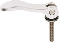 KIPP - 3/8-16, 1.06" Hub Diam, Stainless Steel Adjustable Clamping Handle - 1.96" Stud Length - A1 Tooling