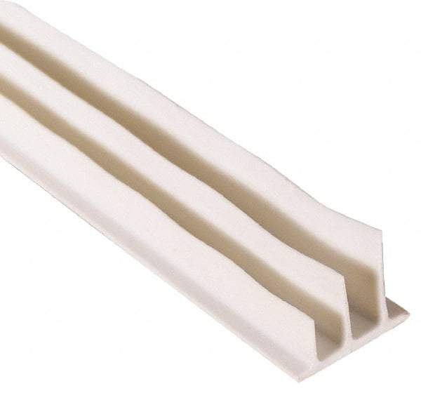 Pemko - 20' Long x 1/2" Wide, Adhesive Perimeter Gasketing Weatherstripping - 1-3/4" Door Thickness, Silicone, White Finish - A1 Tooling