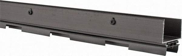 Pemko - Door Bottom Shoe Sweeps & Seal - Vinyl, 1-13/16" High, Dark Bronze Anodized Aluminum Coated - A1 Tooling