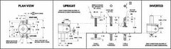 Joyce/Dayton - 1 Ton Capacity, 3" Lift Height, Upright Mechanical Screw Actuator - Threaded End - A1 Tooling