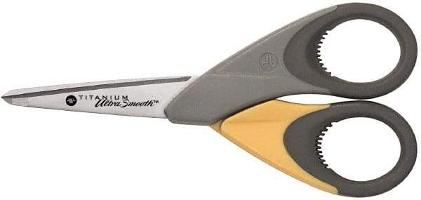 Clauss - 2" LOC, 5" OAL Titanium Standard Scissors - Ambidextrous, Straight Handle, For General Purpose Use - A1 Tooling