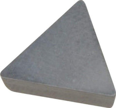 Value Collection - TPG221 Grade I55 Carbide Turning Insert - Uncoated, 60° Triangle, 1/4" Inscr Circle, 1/8" Thick, 1/64" Corner Radius - A1 Tooling