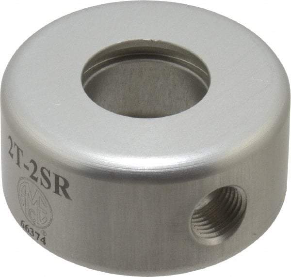 Allied Machine and Engineering - 1/8 NPT, 3/4" ID x 1-3/4" OD, Rotary Coolant Adapter for Indexable Tools - 7/8" Thick, 5/16 NC" Drive Rod Thread, Series T-A - A1 Tooling